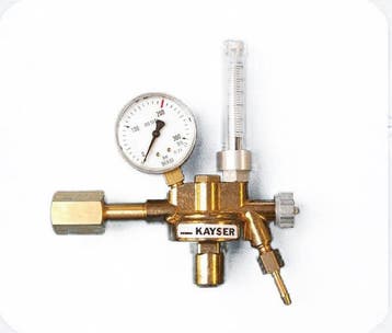 Reduceerventiel argon Kayser 3-30 l/m Flow, Doe-het-zelf en Bouw, Ophalen of Verzenden, Nieuw