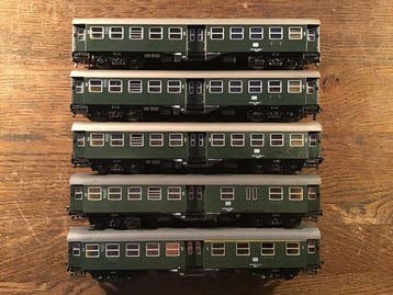 Roco H0 - 4250 S, 4253, 4254 - Wagon de passagers pour, Hobby en Vrije tijd, Nieuw