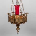 lampe néogothique, 19e siècle - Bronze - 1850-1900