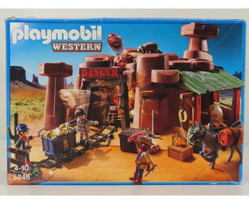 Playmobil 5246 Western Goldmine compleet OVP #9941, Ophalen of Verzenden