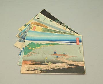 Chie no Umi  (Thousands Pictures of Ocean) Woodcuts