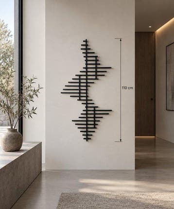 D.B - Wall Sculpture Elegance in Steel XL Size No reserve