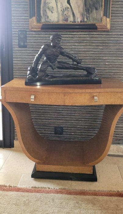 Serge ZELIKSON (1890-1966) - sculptuur, Homme brisant ses, Antiquités & Art, Art | Objets design