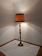 Staande lamp - Hout - Reusachtige lantaarnpaal, Antiek en Kunst