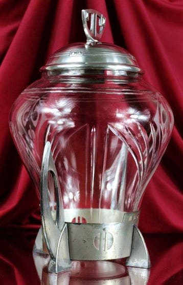 WMF - Plat - Plaqué(e) argent, Cristal - Bola au punch