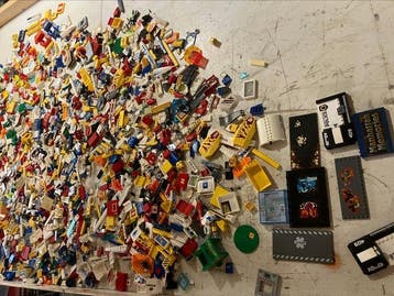 Lego Onderdelen - Mega partij LEGO 6000 gram met tekst en, Nieuw