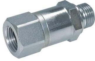 G 1/2'' x G 1/4'' F/M Verzinkt Stalen Neusstuk 300 Bar -, Verzenden