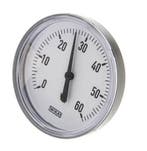 Thermomètre bimétallique en plastique 0 à +60°C Cabinet 80mm, Verzenden