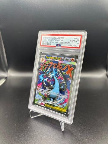 Pokémon - 1 Graded card - Mega Charizard X ex Promo #023