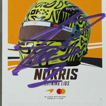 Mclaren - Topps Lightning Lids 6 Norris Signed Car - Lando, Nieuw