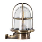 Scheepslampen & Maritiem Scheepslamp Caspian II Brons helder, Tuin en Terras, Verzenden, Nieuw