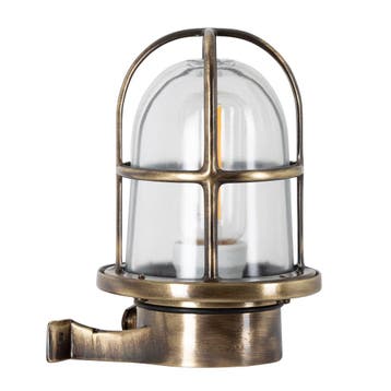 Scheepslampen & Maritiem Scheepslamp Caspian II Brons helder, Verzenden, Nieuw