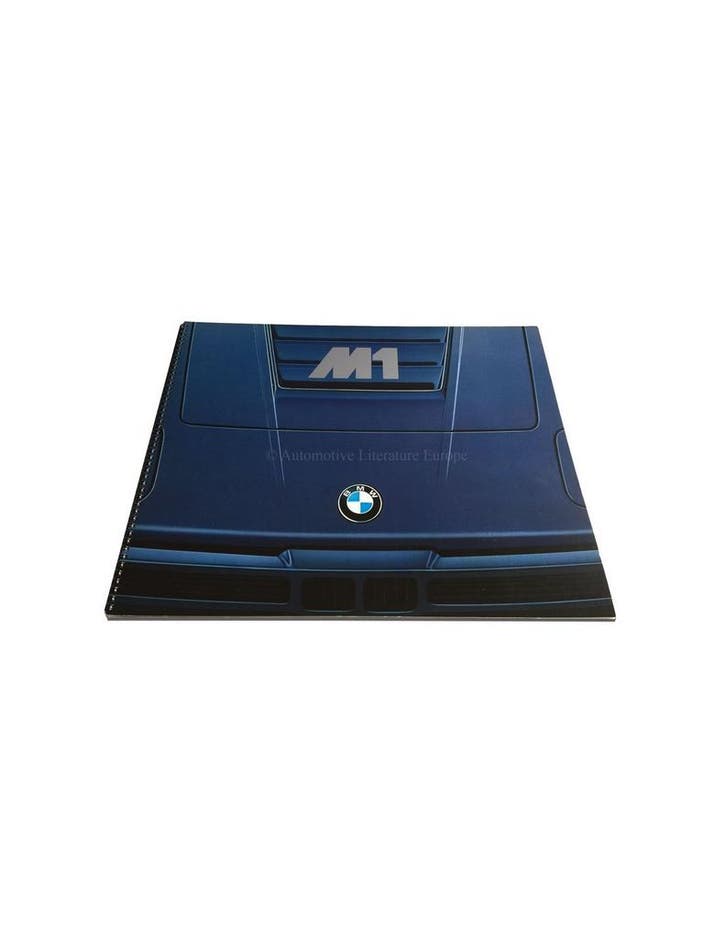 1978 BMW M1 BROCHURE DEUTSCH, Livres, Autos | Brochures & Magazines, Enlèvement ou Envoi