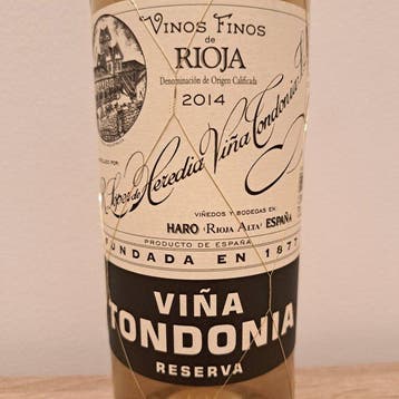 2014 R. López de Heredia, Viña Tondonia Blanco - Rioja, Nieuw