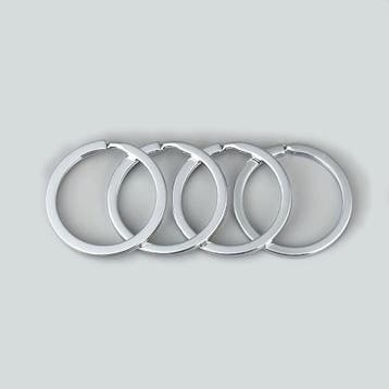 Metalen sleutelring (22-28 mm, kleur 2: zilver), Doe-het-zelf en Bouw, Verzenden, Nieuw