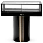 Neutrale Vitrine | INTEGRA T | Zwart | 1 Niveau |, Verzenden, Nieuw in verpakking