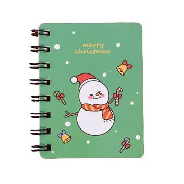 Kerst Merry Christmas Sneeuwpop Boekje Notitie Boekje Cadeau, Verzenden, Nieuw