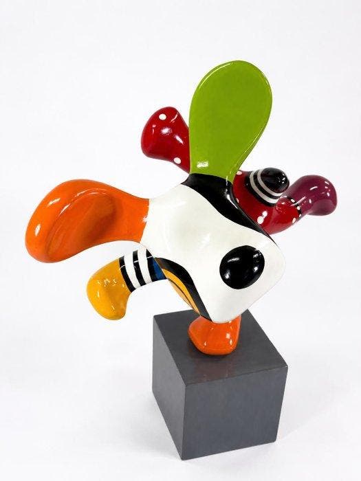 Jacky Zegers (1972) - Happy Dog Taz, Antiquités & Art, Art | Objets design