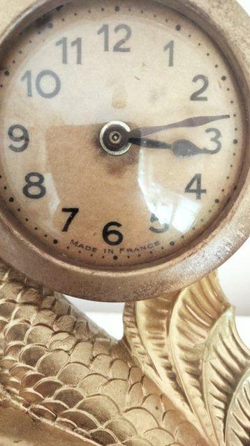 Figurale pendule - Vintage Zinklegering - 1920-1930 -, Antiek en Kunst