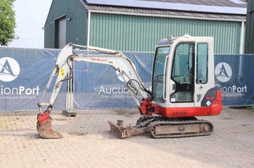 Veiling: Minigraver Takeuchi TB219 Diesel 12kW 2014, Ophalen