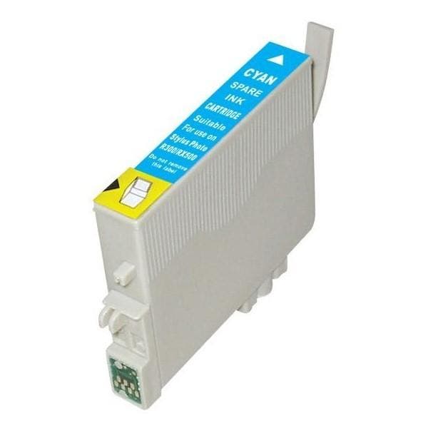 Huis-Merk  EPSON T0802 Cyaan 14ml 247Print, Informatique & Logiciels, Fournitures d'imprimante, Envoi