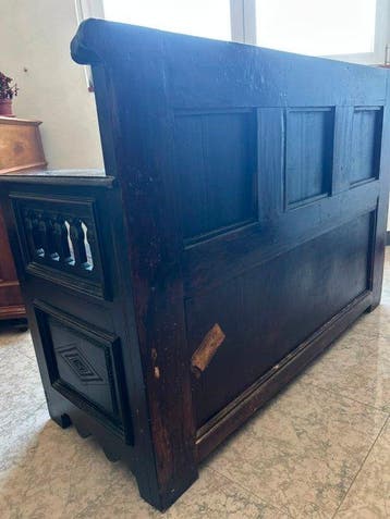 Coffre de rangement de jardin - Bois d’ébène