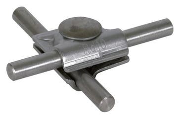 Dehn MV Clamp en acier inoxydable pour vis ronde de 10 mm, Verzenden