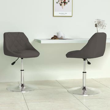 Draaibare fluweel stoelen 2st: -69% Retour Deal, weg is weg!, Huis en Inrichting, Gebruikt, Twee, Verzenden, Metaal