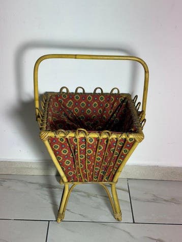 Boîte à couture - Bois, Rotin
