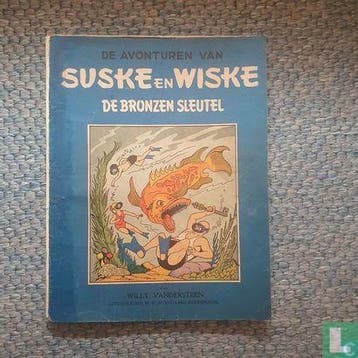 Suske en Wiske - De bronzen sleutel - 1952, Boeken, Eén stripboek, Verzenden, Gelezen, Vandersteen, Willy.