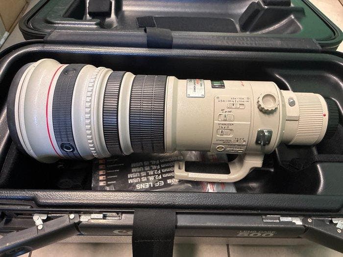 Canon EF 500mm f/4L IS USM Cameralens, Audio, Tv en Foto, Fotocamera's Analoog