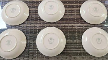 Villeroy & Boch - Bord (6) - Wildrose - Keramiek - 1e keuze:, Antiek en Kunst