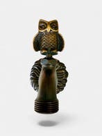 Antique Bronze OWL Garden Tap - Figuur - Brons