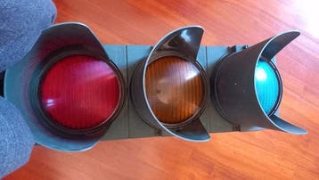 Stoplicht - Plastic - Italiaanse semaforen jaren 80