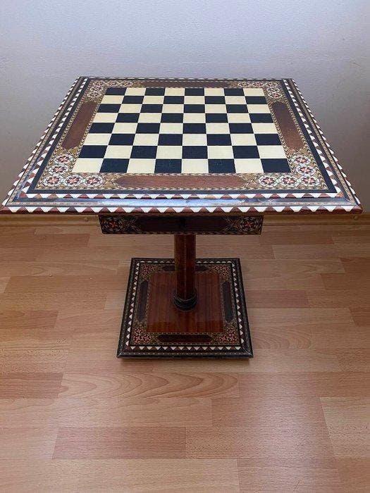 Schaaktafel - Been, parelmoer en hoogwaardige edele, Maison & Meubles, Maison & Meubles | Autre