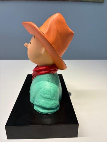Leblon Delienne - Hergé - Beeldje, tintin buste cowboy - 15