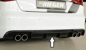 Rieger diffuser | A3 (8V): 07.12-08.16 (tot Facelift) - 3-dr, Verzenden