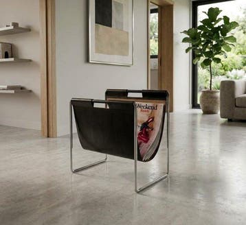 Brabantia - Tijdschriftenhouder - Leer, staal
