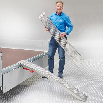 Datona Aluminium oprijplaat - gebogen 150 cm - 2 stuks -, Ophalen of Verzenden, Nieuw