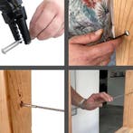 Rvs pers stud terminals 3mm set van 2, Verzenden, Nieuw