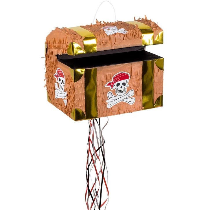 Trek Pinata Schatkist 30cm, Hobby en Vrije tijd, Feestartikelen, Nieuw, Verzenden