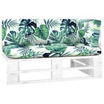 vidaXL Tuinhoekbank pallet geïmpregneerd grenenhout wit, Verzenden