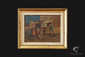 Giovanni Zangrando (1867–1941) - Paesaggi di campagna, Antiquités & Art