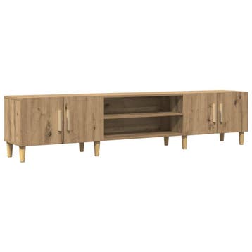 Tv-kast 180cm eik | Retour deal, sla je slag! (tv-meubel), Verzenden, 150 tot 200 cm, Zo goed als nieuw, Minder dan 100 cm