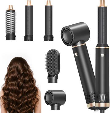 5-in-1 Heteluchtborstel | Retour deal | Sla nu toe!, Verzenden, Nieuw, Haarverzorging