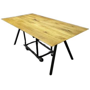 bert plantagie Eettafel Parade, Huis en Inrichting, Verzenden, Zo goed als nieuw, Eikenhout, 200 cm of meer
