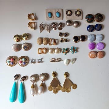 Themacollectie - Vintage clip-oorbellen
