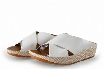 Fitflop Sleehakken in maat 41 Wit, Verzenden, Wit, Zo goed als nieuw, Schoenen met hoge hakken