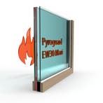 Dubbel glas Pyroguard EW30 Maxi (houten constructie) - HR 44, Doe-het-zelf en Bouw, Glas en Ramen, Verzenden, Nieuw