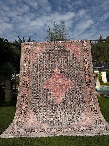 Tapis en soie Ghoum Qom, comme neuf - Tapis - 280 cm - 190